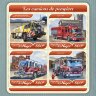 Нигер, 2016. (nig17621) Пожарные автомобили (мл+блок)