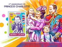 Сьерра-Леоне, 2017. (srl171018) Королевские династии - принцесса Шарлотта (мл+блок) 