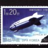 Северная Корея, 2002. [4521-24] Авиация, дирижабли (серия+блок+м\л)