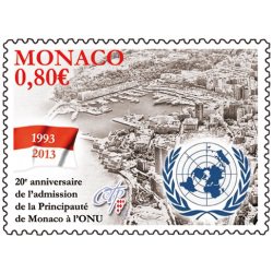 Монако, 2013, 20-летний юбилей вступления Монако в ООН