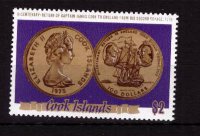 Cook Islands, 1975. [n1167] Ships, second voyage of captain Cook