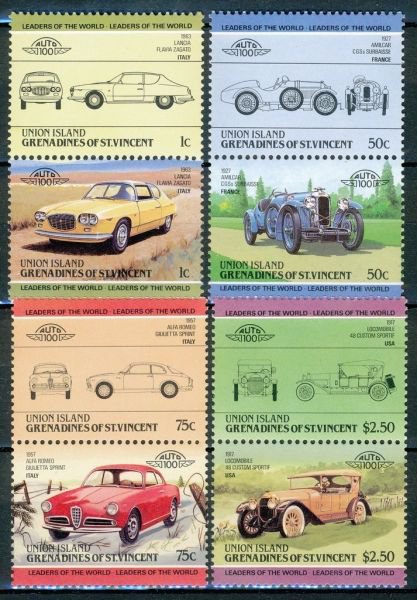 Юнион Айленд, 1985-1986. Автомобили (4 выпуска)