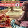 ЦАР, 2017. (ca17604) Медицина, Красный крест - борьба с малярией (мл+блок)