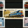 СССР, 1982. (5293-97) Отечественные локомотивы