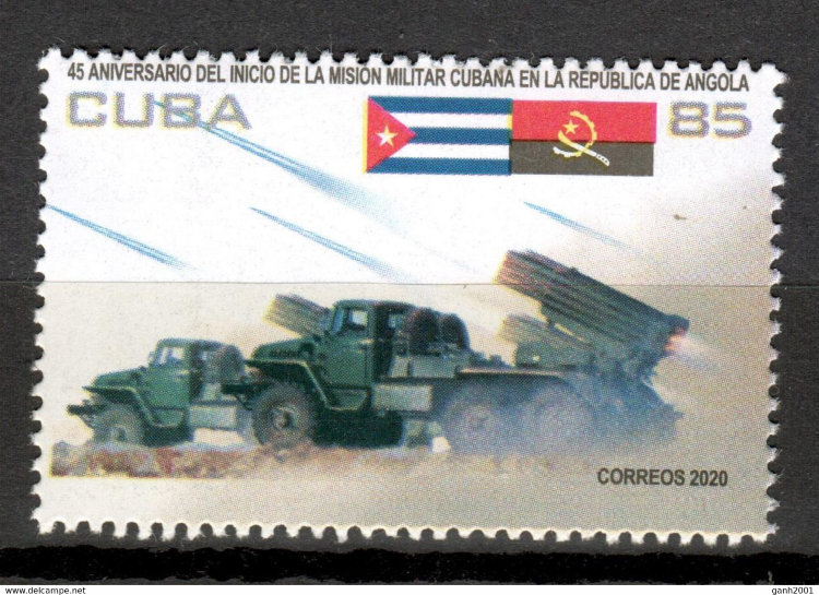 Куба, 2020. 45-летие военной миссии в Анголе