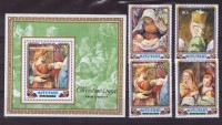 Аитутаки, 1992. Живопись, Рени (серия+мл) 