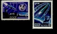 СССР, 1961. (2587-88) Cобаки в космосе