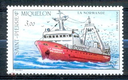 Сент-Пьер и Микелон, 1987. Корабли (01)