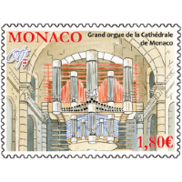 Монако, 2012. Большой орган собора Монако