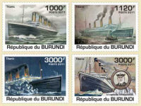 Бурунди, 2011. [bp1110] Корабли, Титаник