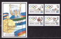 Сьерра-Леоне, 1988. Олимпиада - Сеул (серия+блок)