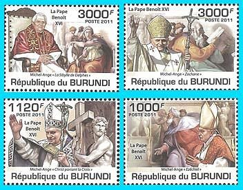 Burundi, 2011. [bp1111] Pope Benedict XVI
