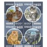 Нигер, 2018. (18221) Фауна, кошки (мл+блок)