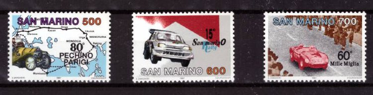 Сан-Марино, 1987. Автомобили