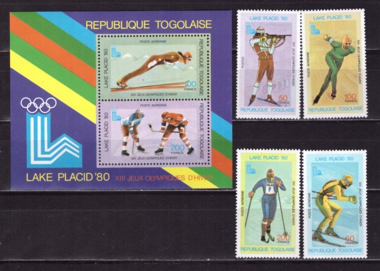 Того, 1980. Олимпиада - Лейк Плесид (мл+блок)  