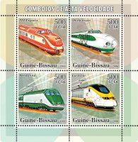 Гвинея-Биссау, 2006. (gb6102) Скоростные поезда (мл)