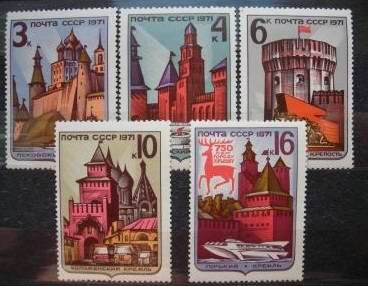 СССР, 1971. (4030-34) Историко-архитектурные памятники