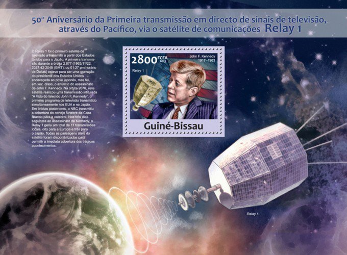 Гвинея-Биссау, 2013. [gb13206] Космос, проект Релей-1 (м\л+блок)