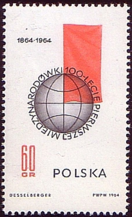 Польша, 1964. 100-летие I Интернационала