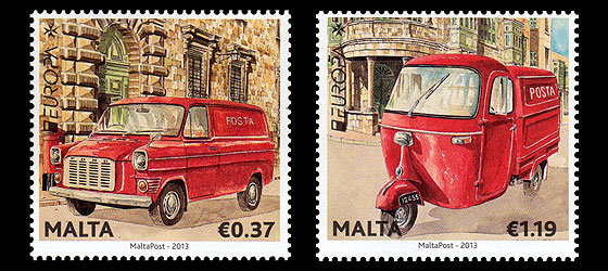 Мальта, 2013, почтовый транспорт