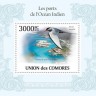 Коморские о-ва, 2010. (10111) Птицы (мл+блок)