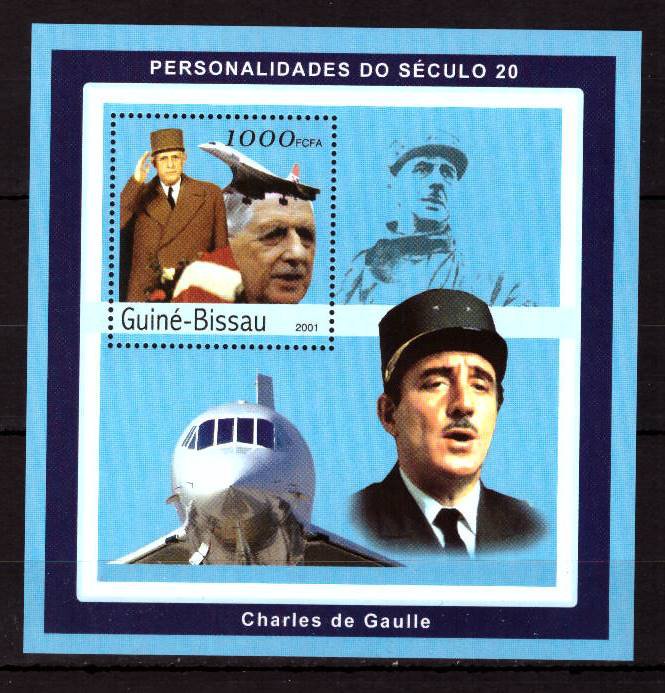 Guinea-Bissau, 2001. [gb01409] De Gaulle