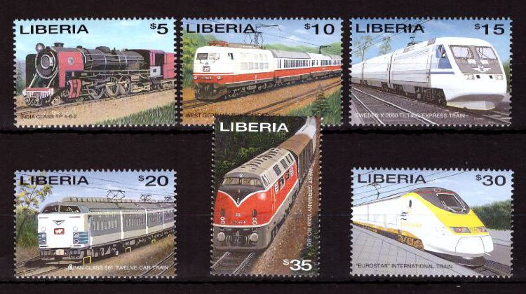 Либерия, 2001. [lib_lc01s] Локомотивы
