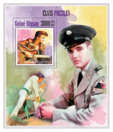 Гвинея-Биссау, 2013. (13508) Элвис Пресли (мл+блок)