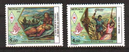 Монако, 1990. Красный крест