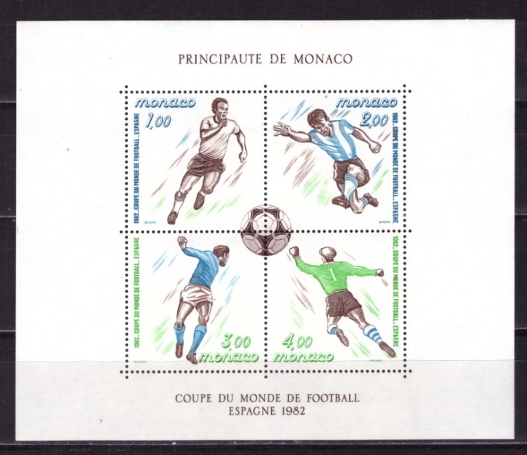 Монако, 1982. Футбол, ЧМ-1982 (мл)