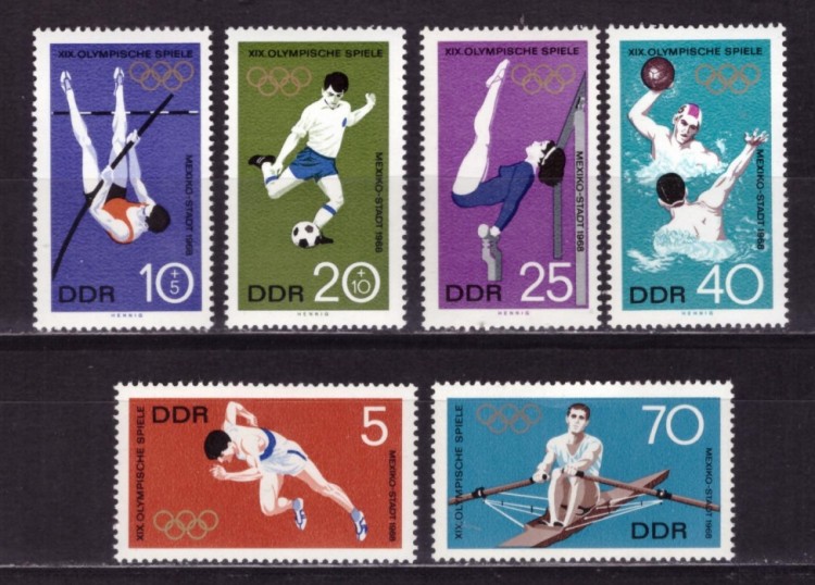 ГДР, 1968. Олимпиада - Мехико