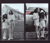 Гибралтар, 1999. Джон Леннон и Йоко Оно (2 блока) 