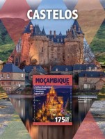 Мозамбик, 2016. (16126) Архитектура, замки (мл+блок) 