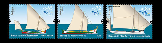 Португалия, 2015. Корабли Средиземноморья (серия+блок)