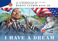 Того, 2018. (tg18315) Мартин Лютер Кинг (мл+блок) 
