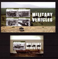 Либерия, 2013. (lib1331) Военные автомобили (мл+блок)