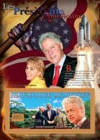 Гвинея, 2011. (42) 42-й президент США, Билл Клинтон (блок)  