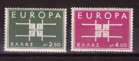 Греция, 1963. Выпуск по программе "Европа"