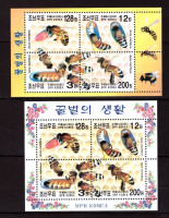 КНДР, 2005. Пчелы (мл+блок)  
