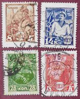 СССР, 1928. [0303-06] 10 лет РККА и ВМФ (cto)