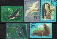 СССР, 1978. (4846-50) Животный мир Антарктики