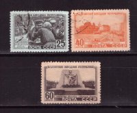СССР, 1951. [1593-95] Болгарская республика (cto)