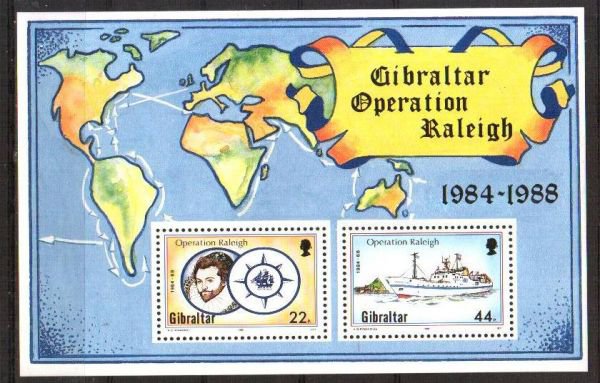 Гибралтар, 1988. Корабли, (м\л)