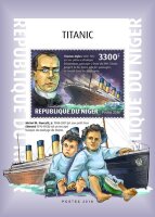 Нигер, 2018. (nig18612) Корабли, Титаник (мл+блок) 