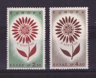 Греция, 1964. Выпуск по программе "Европа" 
