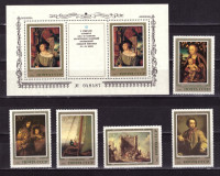 СССР, 1983. (5449-54) Эрмитаж, немецкая живопись (серия+блок)