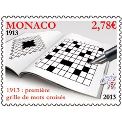 Монако, 2013, 100 лет кроссворду