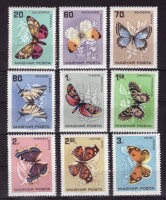 Венгрия, 1966. Бабочки