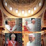 Нигер, 2013. [nig13701] Папа Бенедикт XVI (м\л+блок)