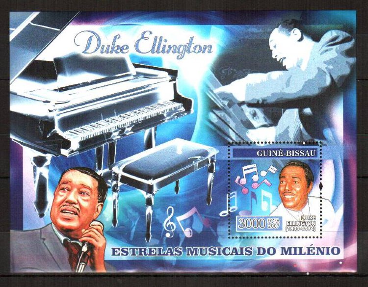 Гвинея-Биссау, 2007. [gb7003] Знаменитые музыканты, Дюк Эллингтон